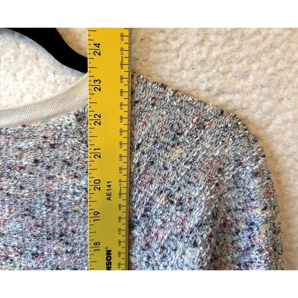 Cooperative Sweater M Multicolor Textured Crew Neck Pullover Cotton Blend - Picture 9 of 9